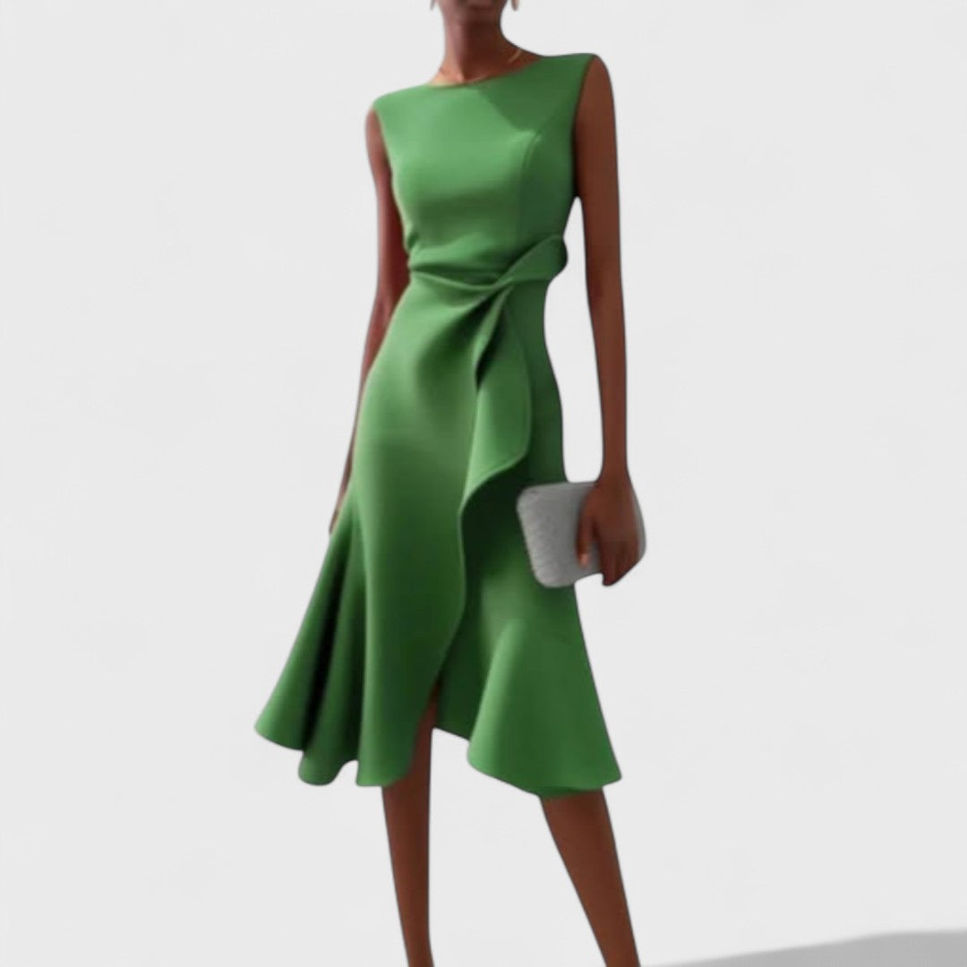 Gabriela | Asymetrické Šaty S Elegantními Sklady