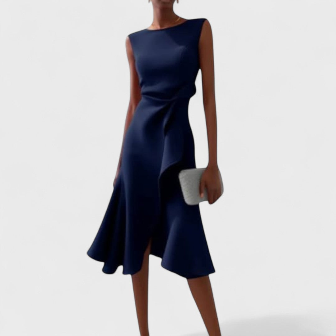 Gabriela | Asymetrické Šaty S Elegantními Sklady