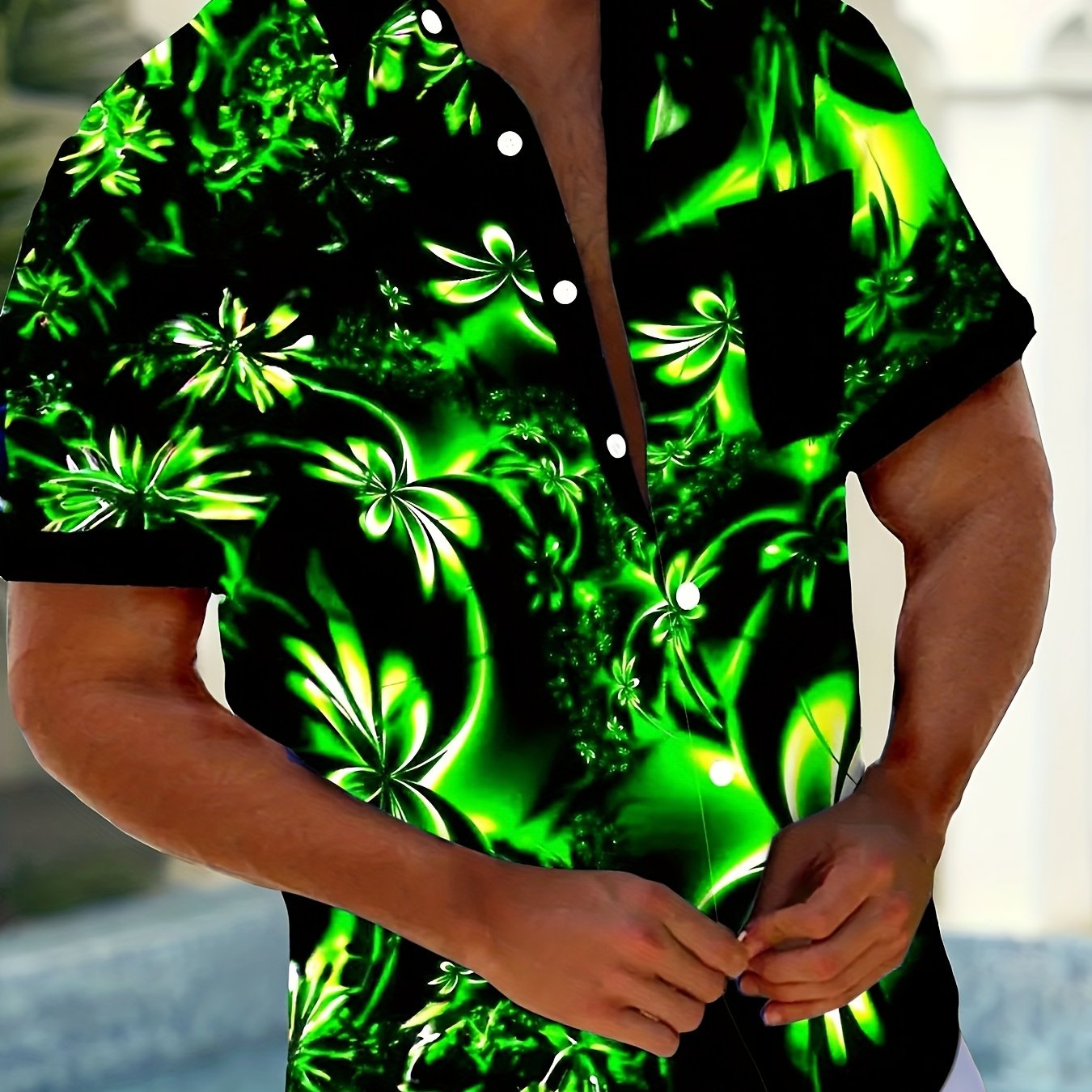 Jacob - Květinová košile pro muže na léto