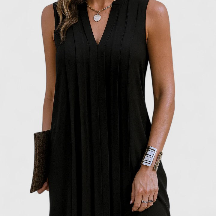 Clarhild™ | Elegantní lichotivé šaty s výstřihem do V