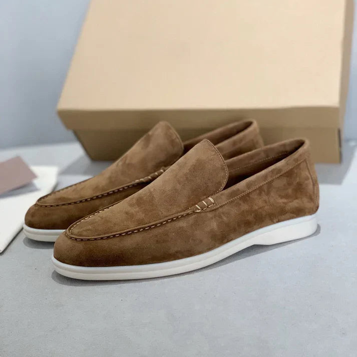 Elegantní Suede Mokasíny
