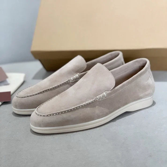 Elegantní Suede Mokasíny