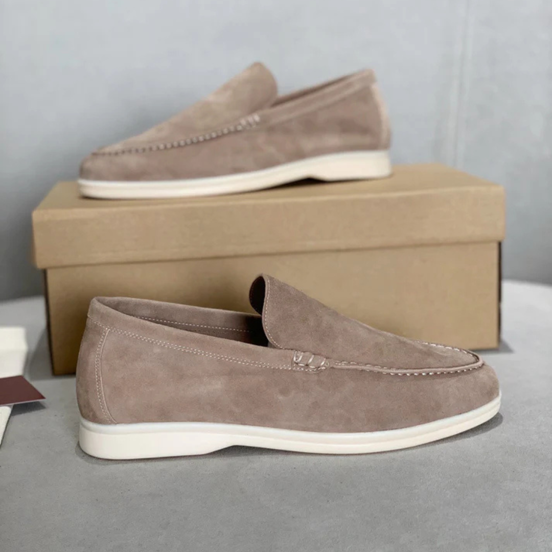 Elegantní Suede Mokasíny
