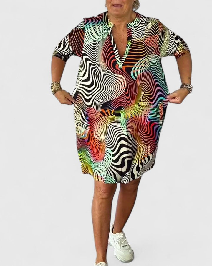 Helinae™ | Sofistikované šaty s V výstřihem