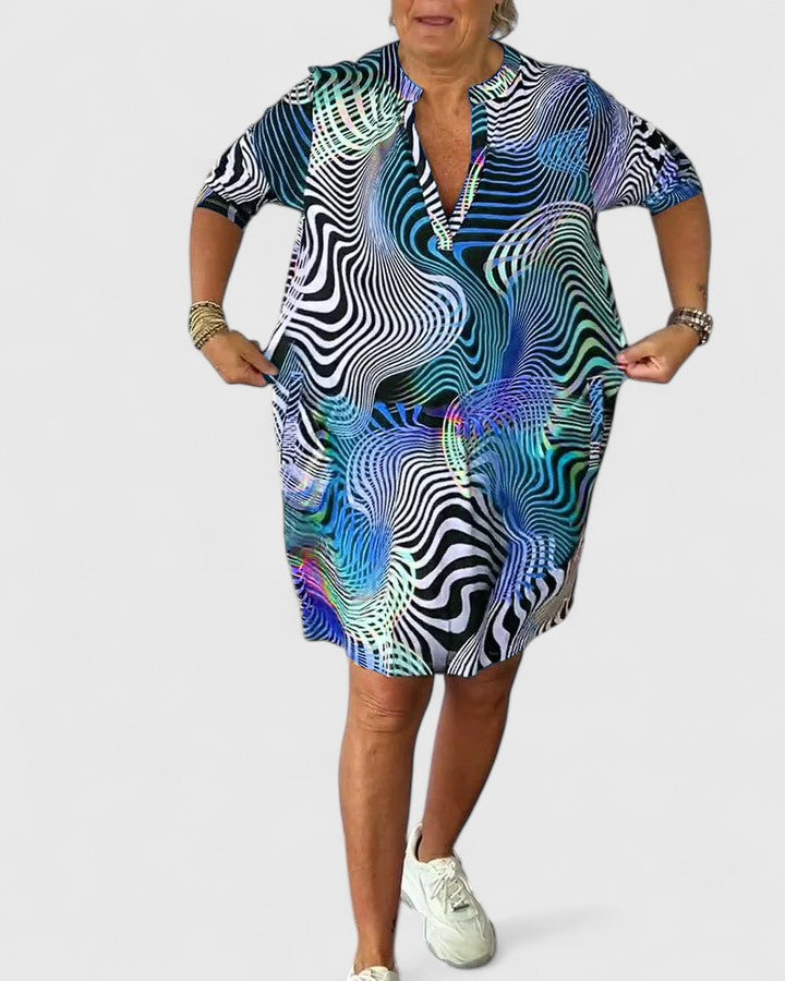 Helinae™ | Sofistikované šaty s V výstřihem