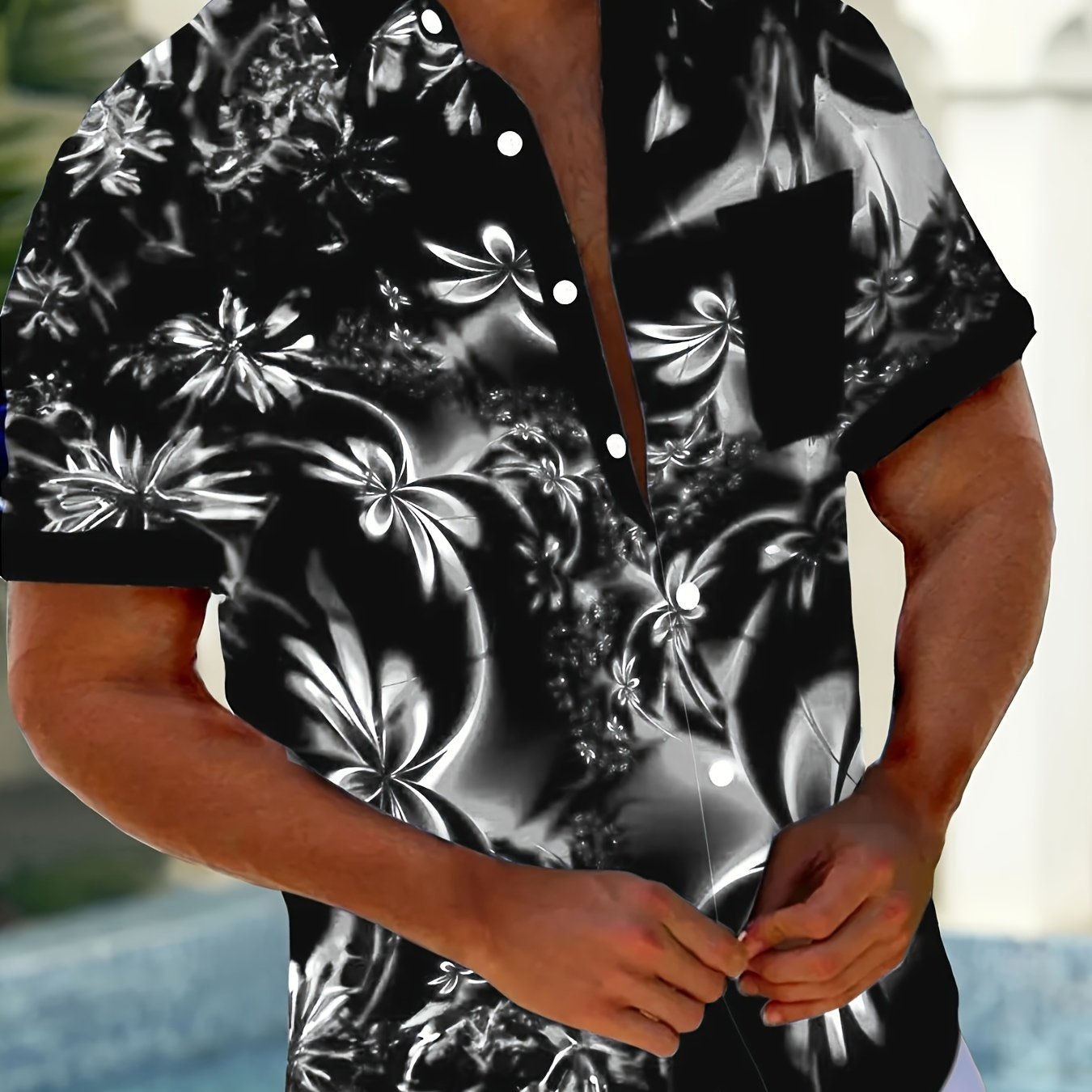 Jacob - Květinová košile pro muže na léto