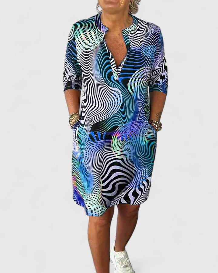 Helinae™ | Sofistikované šaty s V výstřihem