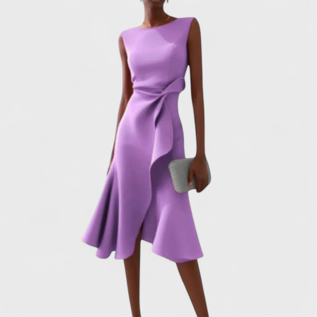 Gabriela | Asymetrické Šaty S Elegantními Sklady