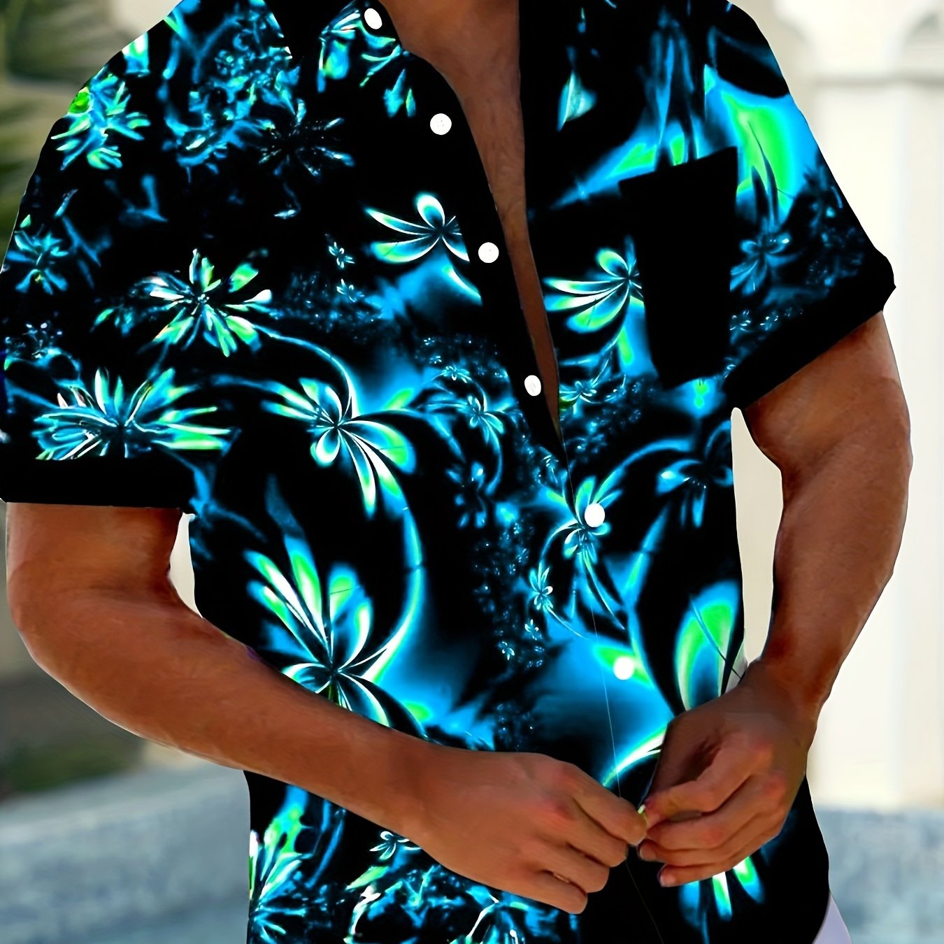 Jacob - Květinová košile pro muže na léto