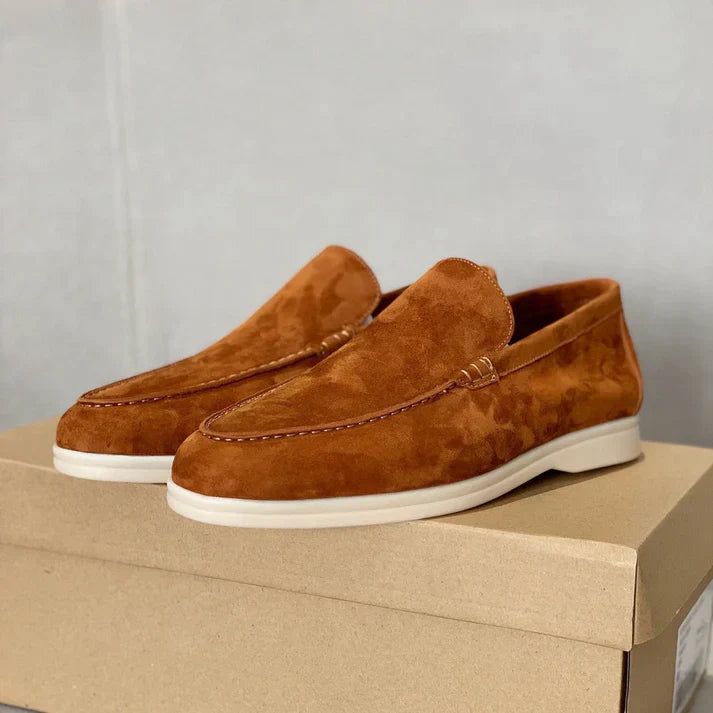 Elegantní Suede Mokasíny
