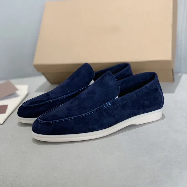 Elegantní Suede Mokasíny