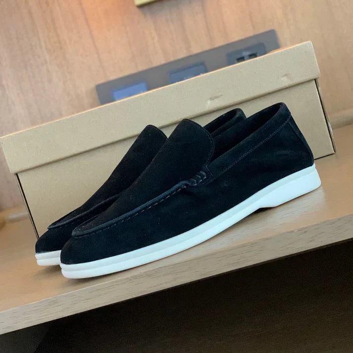 Elegantní Suede Mokasíny