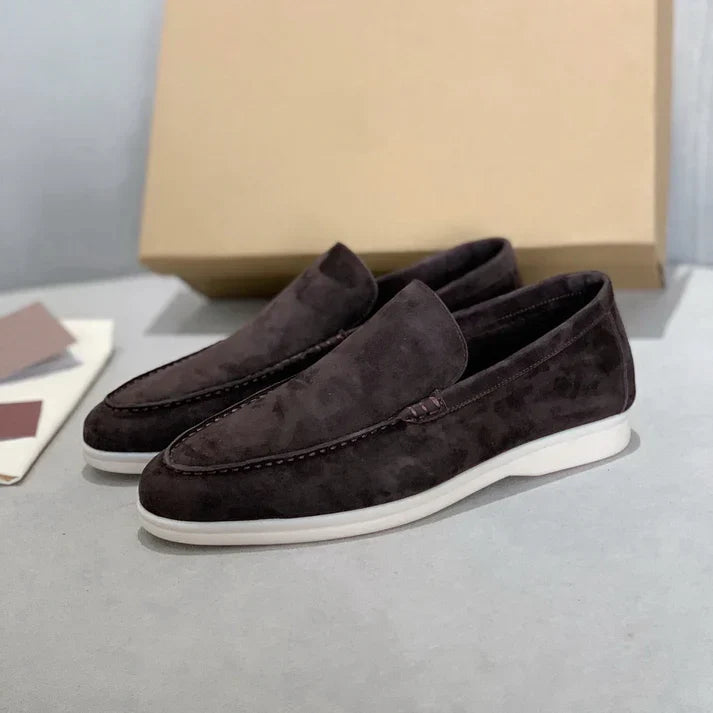 Elegantní Suede Mokasíny